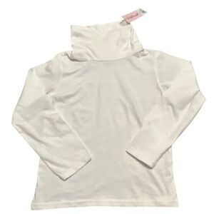 Pink Angel White Long‎ Sleeve Turtleneck Tee
